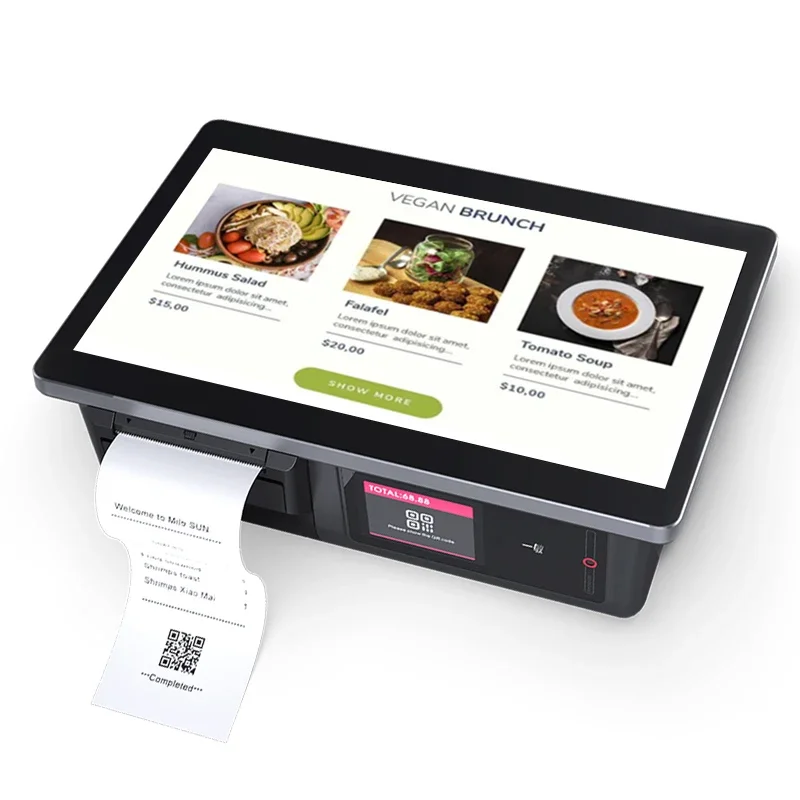 Android Restaurant POS System All in One Cast Register Machine POS tableta Android Point of Sale Terminal Small POS Machine