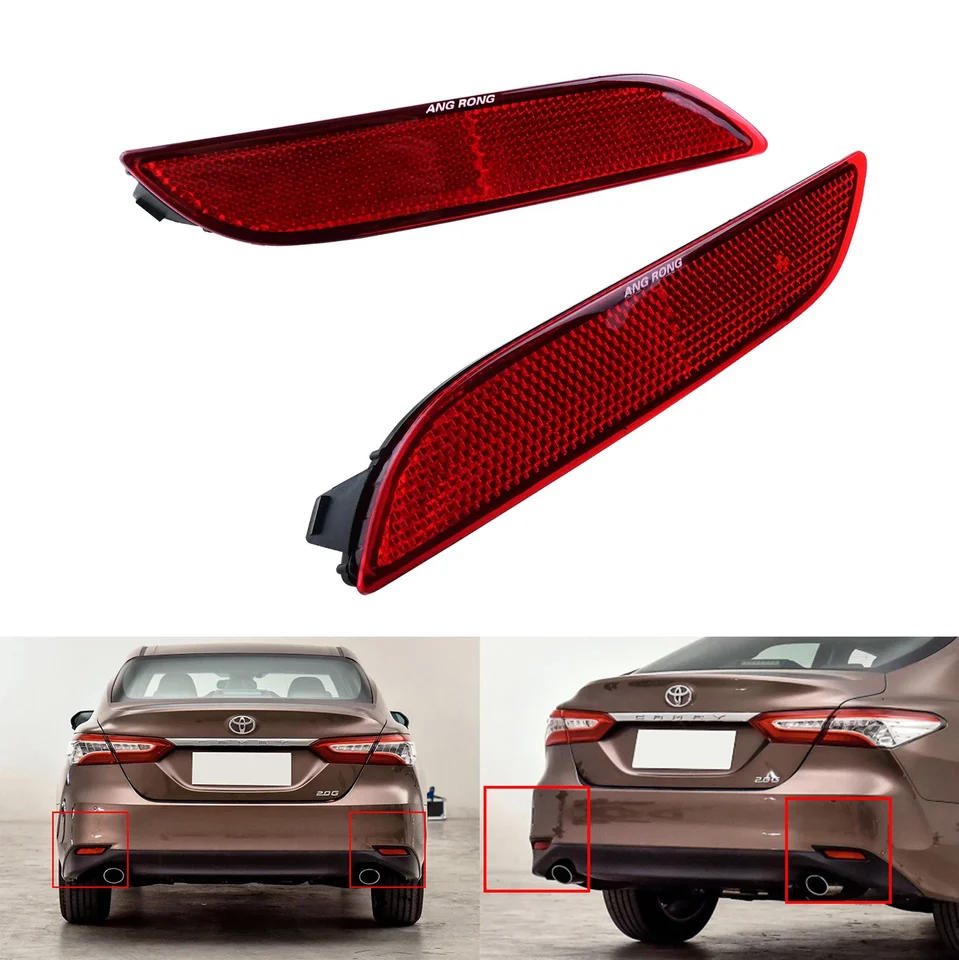 Ang rong doprava a ľavý zadný nárazník reflektor Červené šošovky NIE ŽIVOTY NA TOYOTA CAMRY 18+