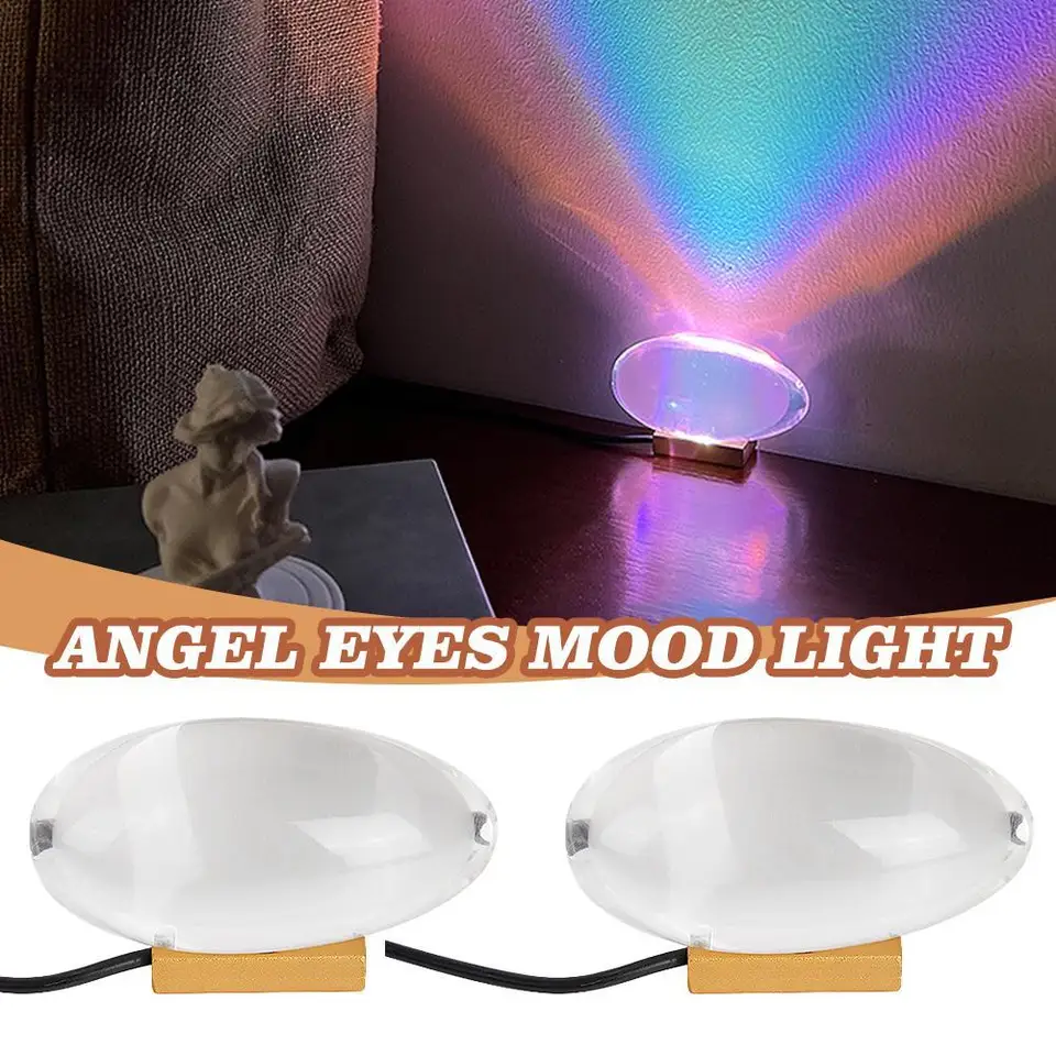 Angel Eyes LED hmlovina galaxia projektor Lamp Transformujte vašu spálňu s očarujúcim západom slnka a svetlá Aurora Dropshipping
