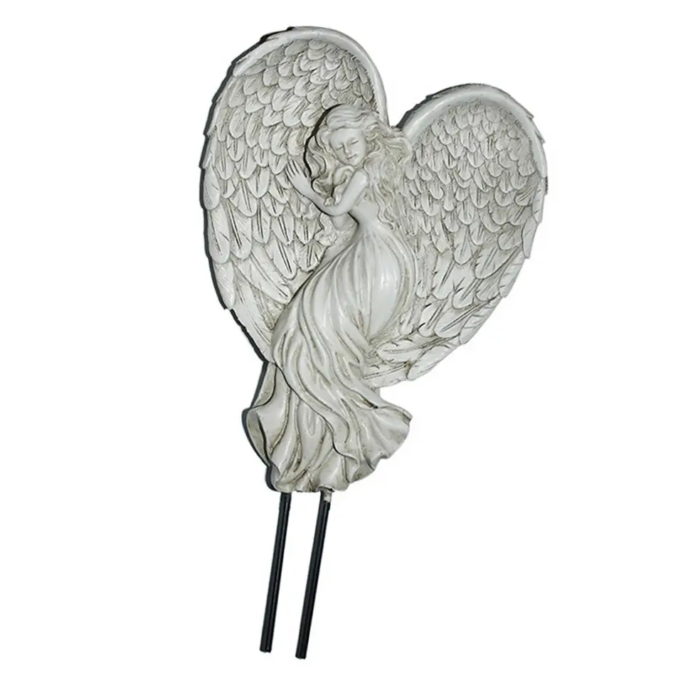 Angel Garden Stakes Decor Fairy Garden Accessories for Yard Indoor Backyard
