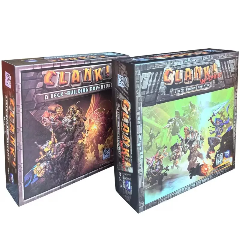 Angličtina Clank Board Game, 2-4 hráči, Family/Party Funny Table Game, Friends Entertainment, Strategy Game