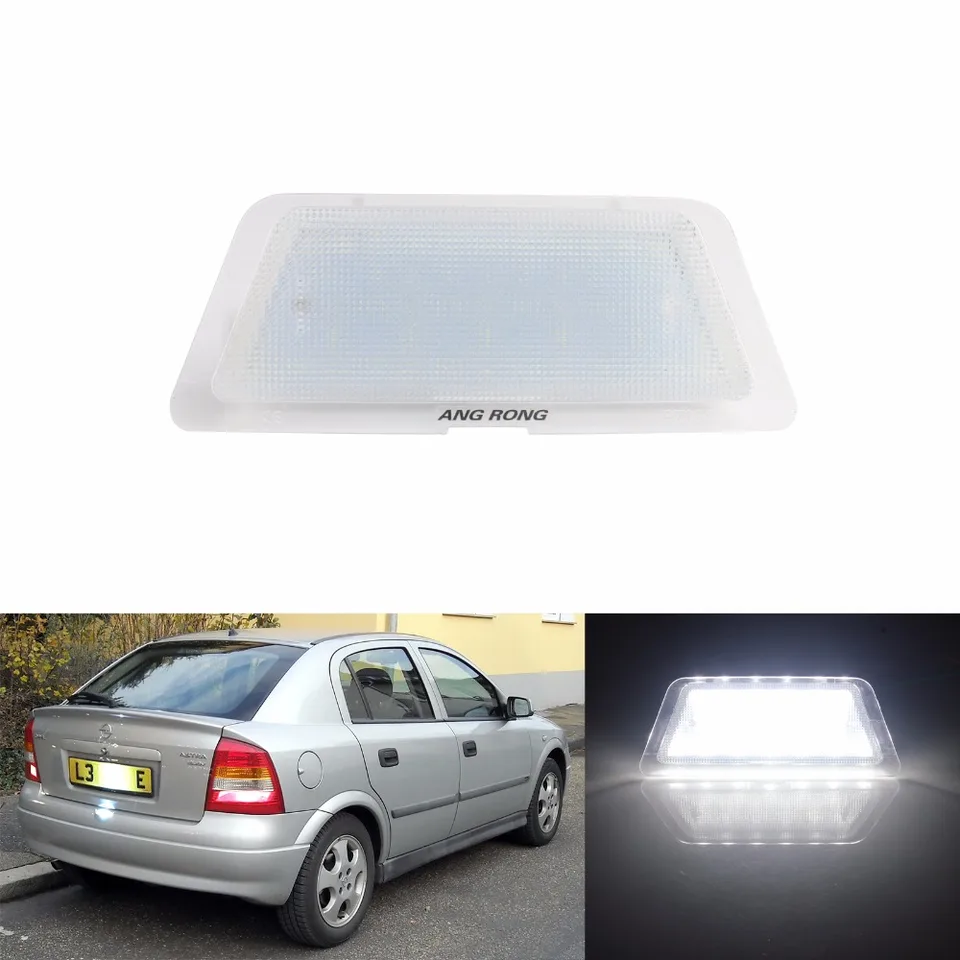 Angrong 1x biele LED licenčné štítok LIGHT Svetlo pre Opel Astra G (iba salón/hatchback) 1998-04 pre Vauxhall Astra G Mk4 (CA337)