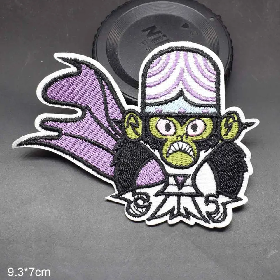 Animal Angry Monkey tri dievčatá železo na vyšívanej látke pre dievčatá pre dievčatá nálepky na odevy odevné doplnky