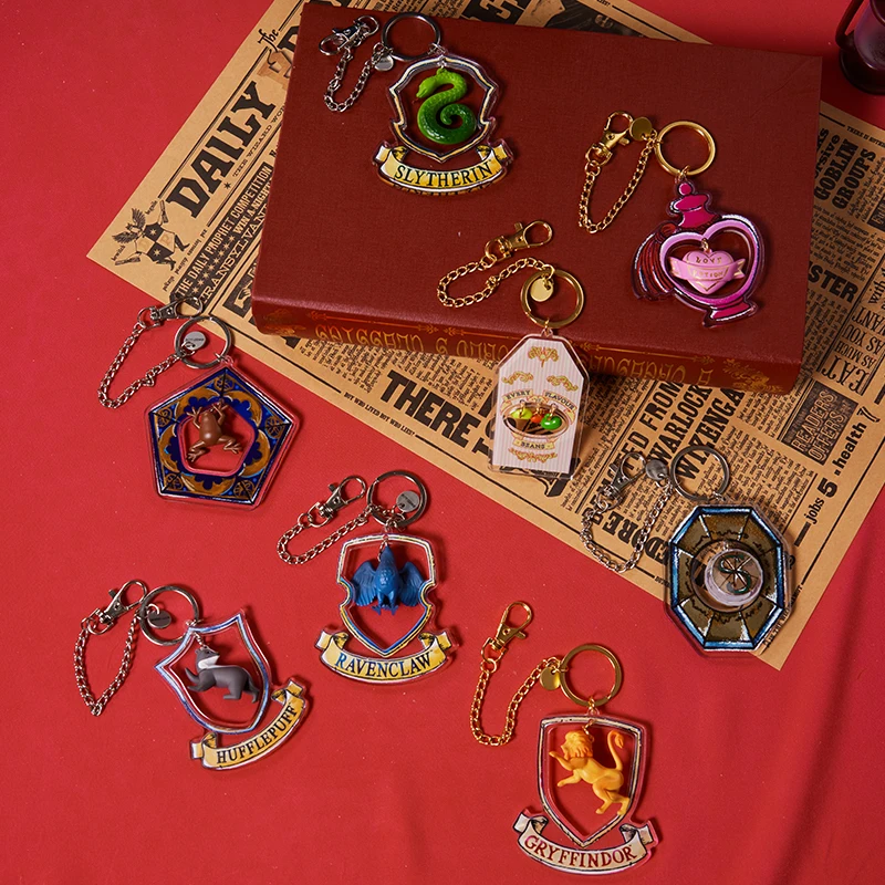 Animation Miniso Harry Potter Series Akryl Swing Blind Box Pendant Toy Perifériy