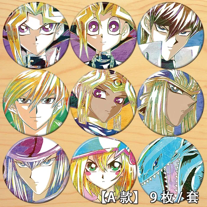 Anime 58 mm yu-gi-oh! Mutou yūgi Atem odznak brošňové akrylové ikony