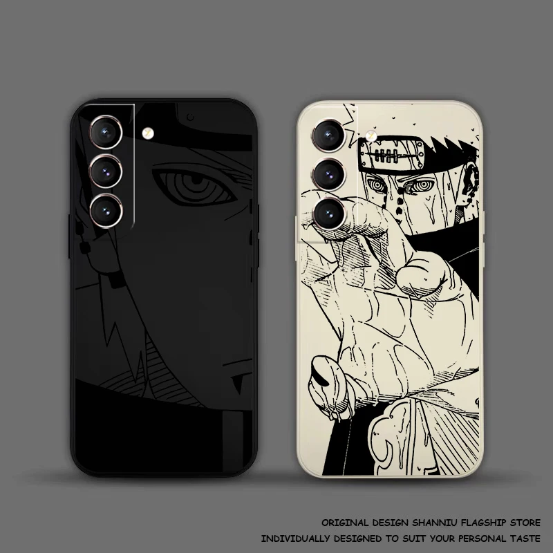 Anime A-Akatsukis Pain Telefón puzdro pre Samsung Galaxy S24 S23 S22 S21 S20 Ultra S10 Plus S23 S21 S20 FE CARCASA Funda Coque Coque