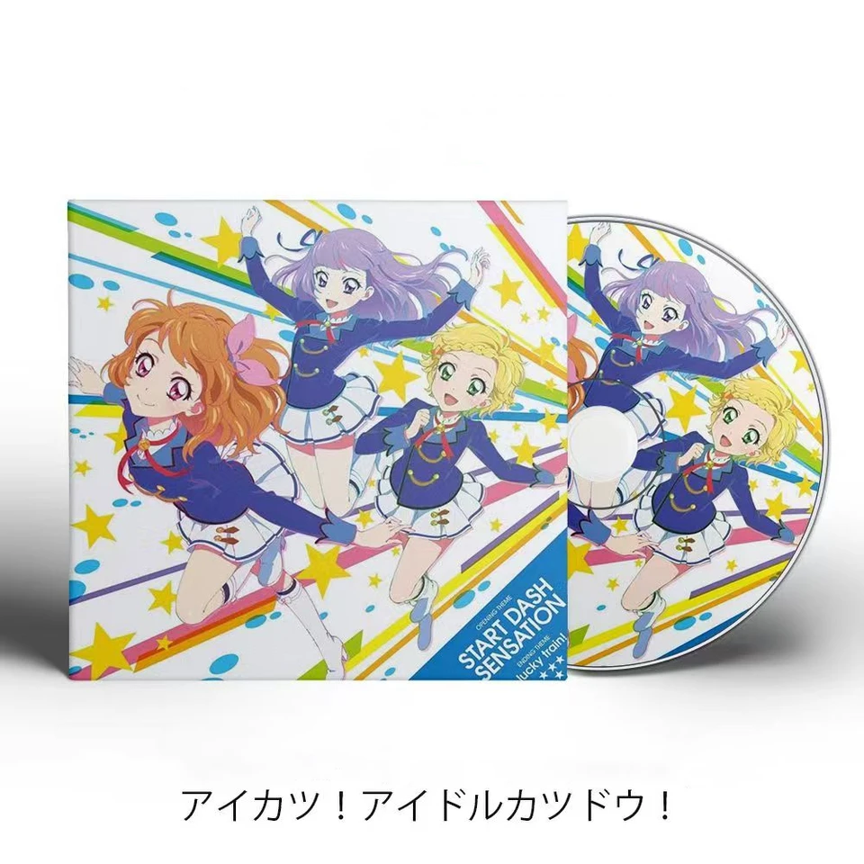 Anime Aikatsu 1-4 Monaca Music CD Greatest Hits OST album 3pcs Hudobná nahrávka Cosplay Walkman Soundtracks Box Party Music Gift