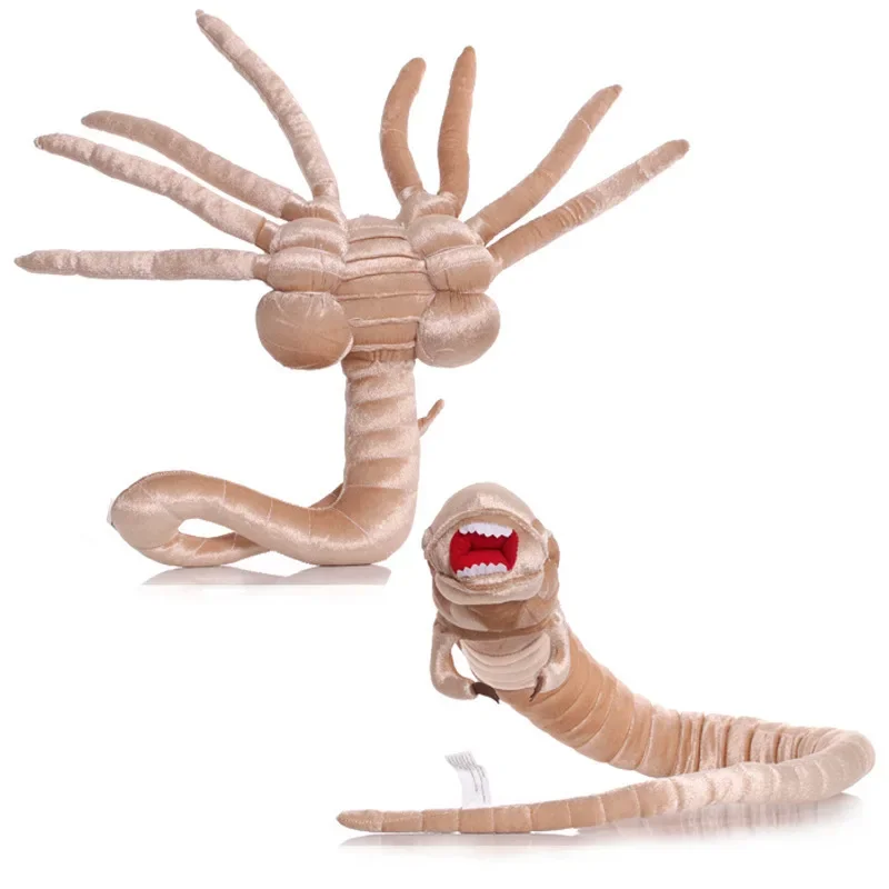 Anime Alien vs Predator plyšové hračky s veľkou veľkou veľkosťou nebezpečné facehugger chestburster bábiky mäkké plnené modelové hračky pre deti darček pre dospelých