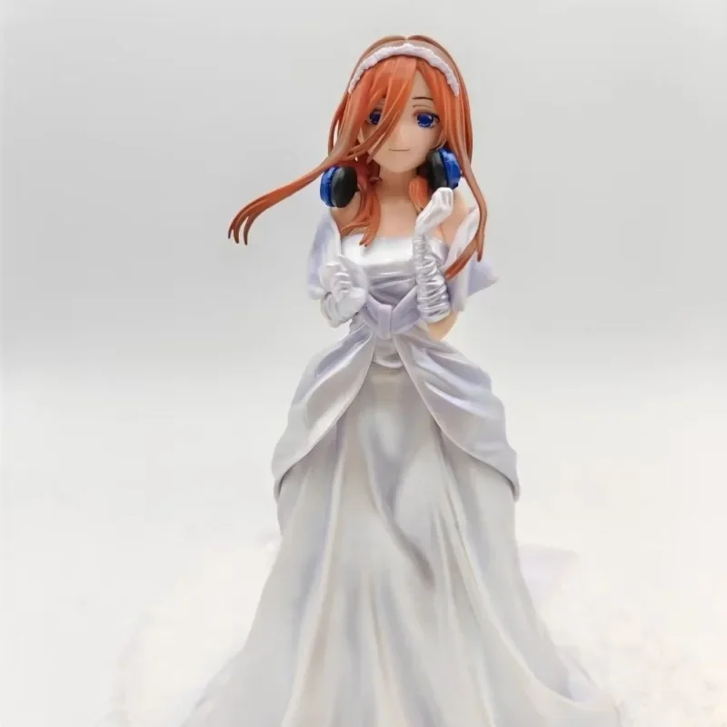 Anime Amakuni Hobby Japan Japonsko Quintessential Quintuplets Nakano Miku Svadba Ver. PVC akčná figúrka modelu hračky pre deti darček