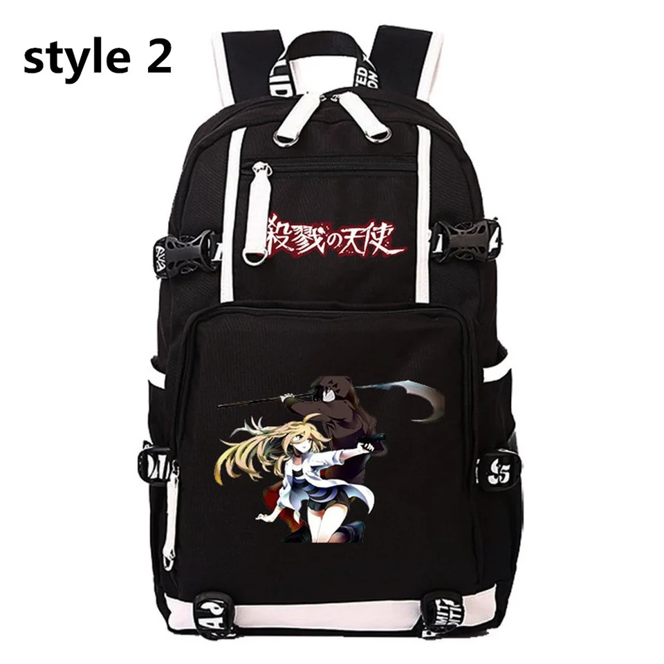 Anime anjeli smrti batoh cosplay školská taška Rucksnack laptop tašku Mochila Rucksack dievčatá chlapci
