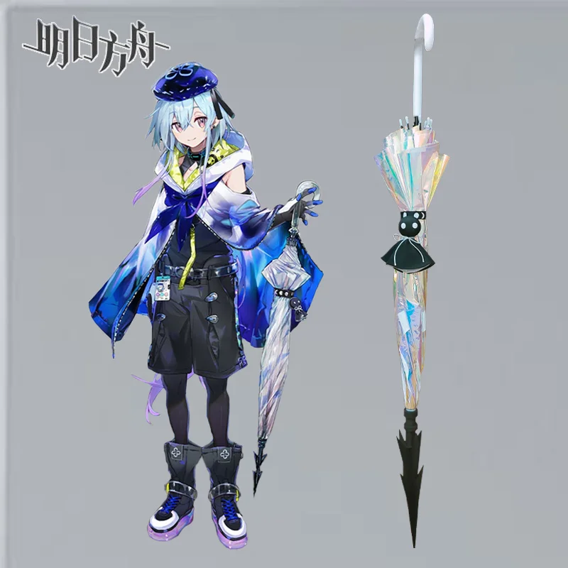 Anime Arknights Mizuki Specialist dáždnik Darček letná karnevalová hra Rain Gear Arknights Mizuki Cosplay diely Halloween kostýmy
