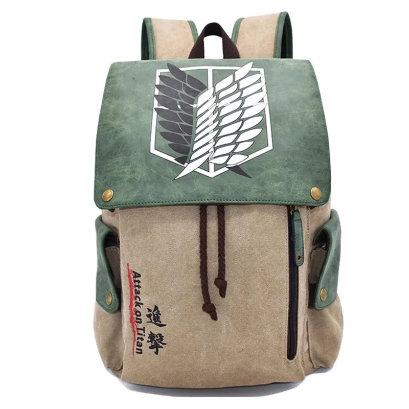 Anime Attack na Titan 3D tlačené cosplay cyant backpack taška Školská taška Rucksnack pre mužov Ženy
