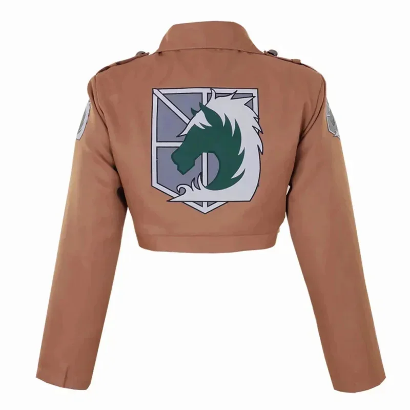 Anime Attack on Titan Bunda Aot Shingeki no Kyojin Vojenská polícia Eren Jaeger Cosplay kostýmová hra japonský Halloween karneval