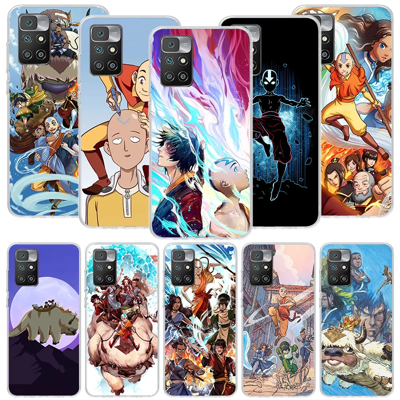 Anime Avatar Posledný puzdro na telefón Airbender pre Xiaomi Redmi 12 12C 10C 9C 9C 9A 9T 8a 8a 7 6a 6 Pro K70 K60 K40 K20 S2
