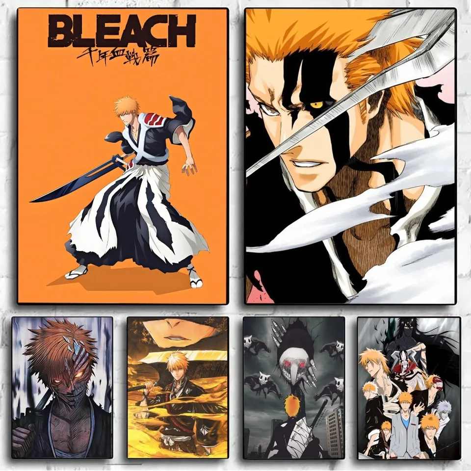 Anime B-Bleach-Kisuke Urahara plagát Kraft Club Bar papier vintage plagát nástenná maľba maľba spálne Študijné nálepky