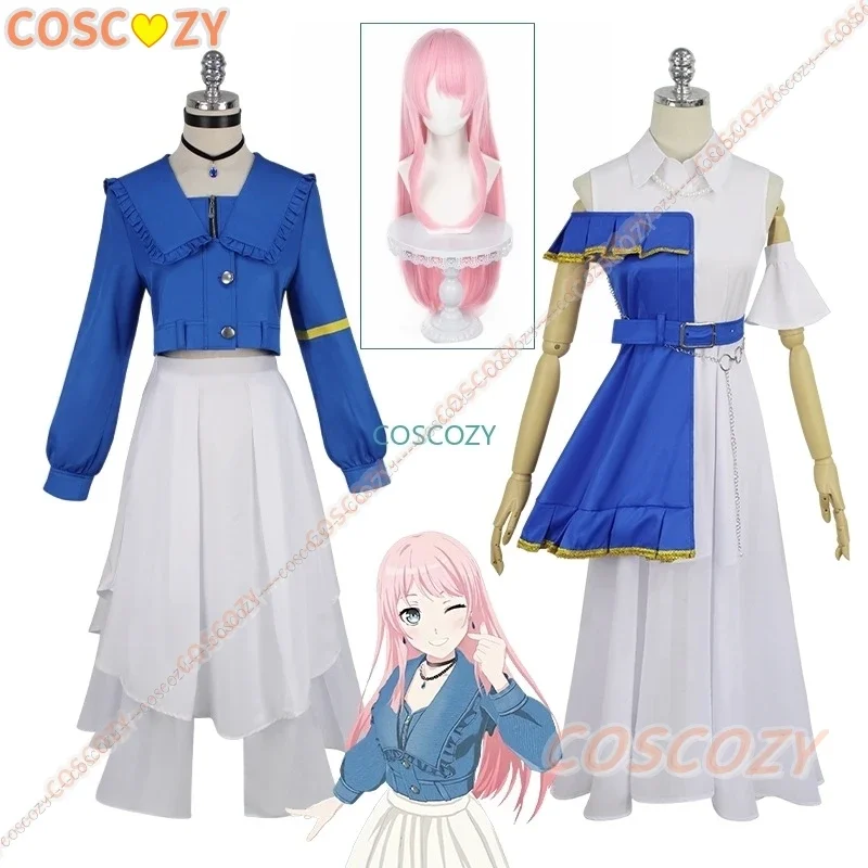 Anime Bang Dream Mygo Cosplay Anon Chihaya Cosplay kostým Top sukň