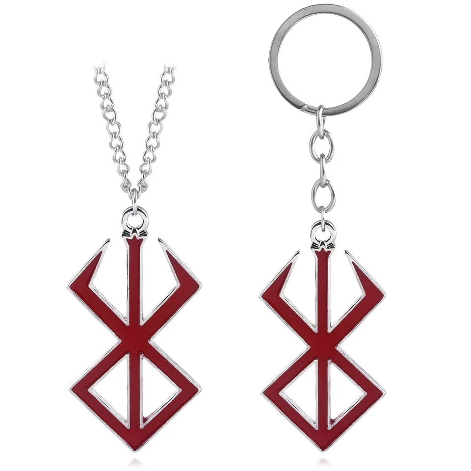 Anime Berserk Symbol Logo Náhrdelník Trendové módne vnútornosti Logo Sword Prívesky Cosplay šperky dekorácie náhrdelníky Darčeky 2024