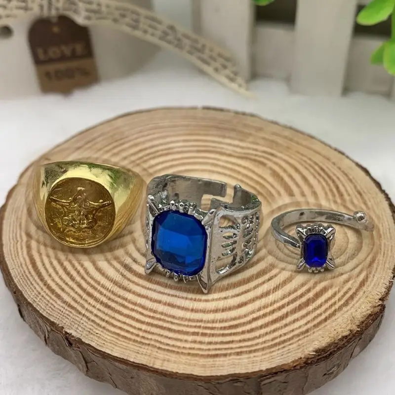 Anime Black Butler Ciel Phantomhive Cosplay Ring Unisex nastaviteľné prispôsobenie Rings Rings Darče