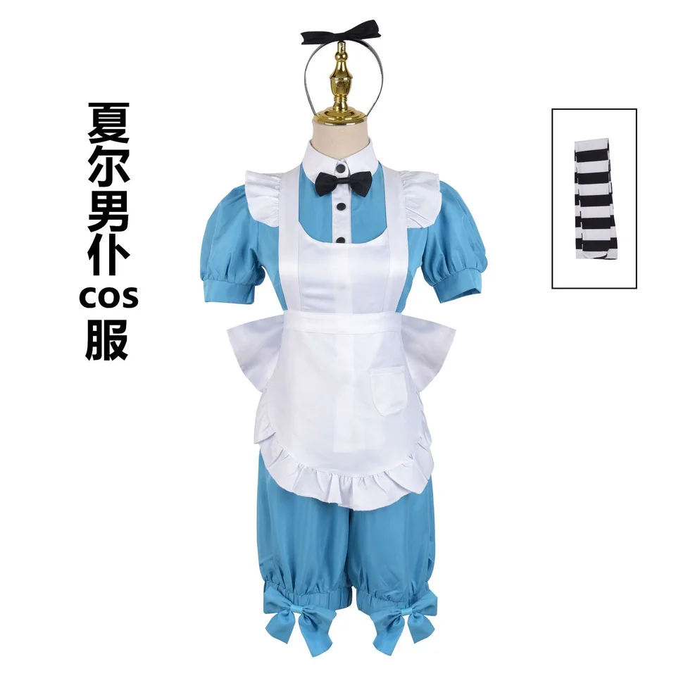 Anime Black Butler Cosplay Kuroshitsuji Ciel Phantomhive New Maid Dress Dress kostým zástežné šaty Ciel Maid uniformy Halloween Cosplay