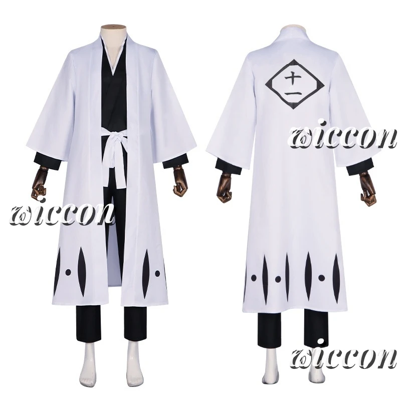 Anime Bleach11. Division Kapitán Zaraki Kenpachi Cosplay kostým Kimono Uniforma obleku pánske kostýmy
