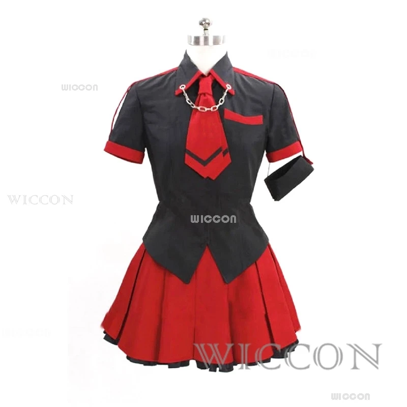 Anime Blood-C Saya Kisaragi Saya Cosplay kostým Red JK School Uniformy Girls Girls sukňa Halloween Party Outfit Suit Women Roleplay