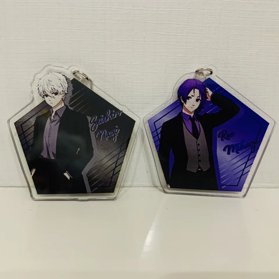 Anime Blue Lock Figures Rin Itoshi Chigiri Hyoma Seishiro Nagi Cosplay akrylové kľúče