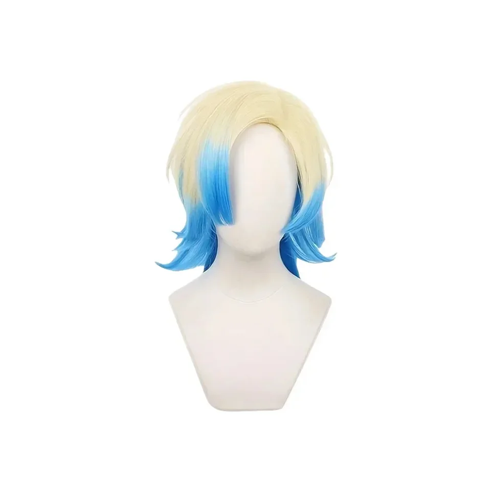 Anime Blue Lock Kaiser Cosplay parochne odolné voči tepelne syntetickým vlasovým roli