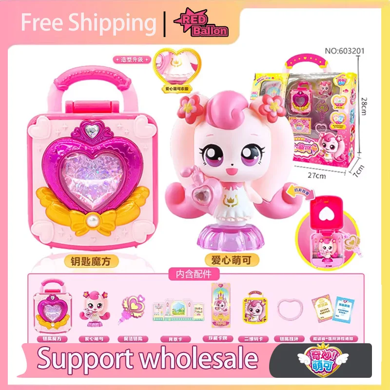 Anime Catch Teenieping Magic Key Box Series Season3 Anime Figures Kawaii princezná vianočné narodeniny Darček hračky pre deti pre deti
