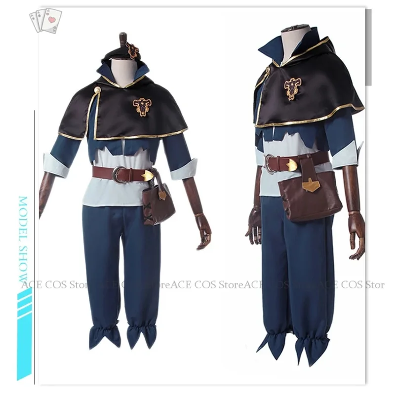 Anime Clover Asta Cosplay kostým parochň