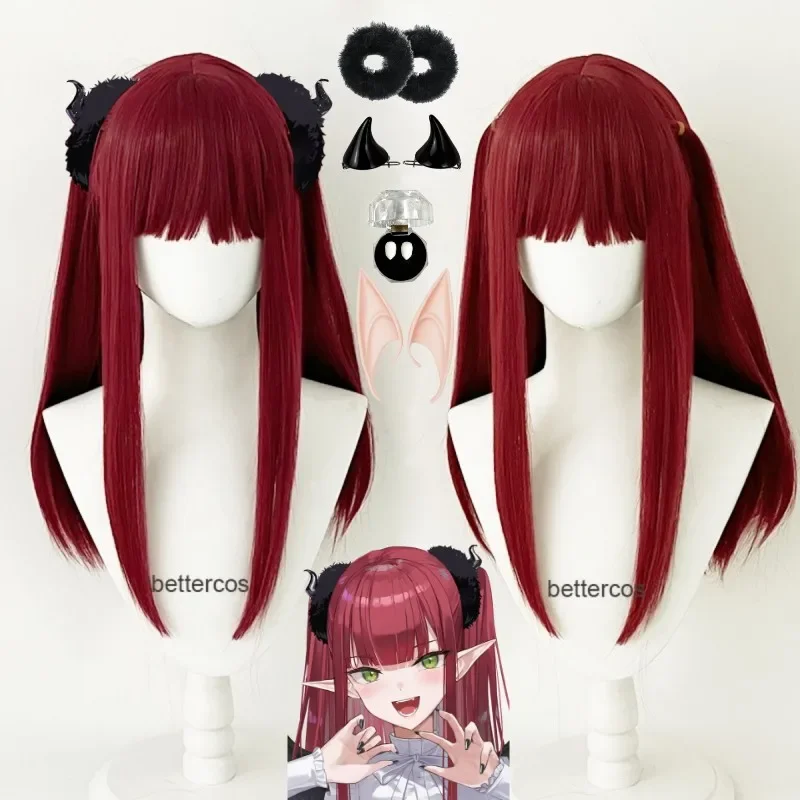 Anime cosplay námorné kitagawa/rizu kyun parochňa Red Kitagawa Marine Devil Cosplay parochne