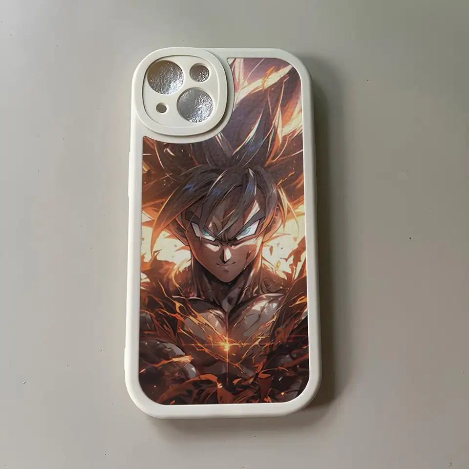 Anime D-Dragon Ball Son Son Goku Telefón pre iPhone 15 Pro Max 14 plus 11 13 12 Mini x xr xs 7 8 Puls SE Lambsin Silikone Soft C