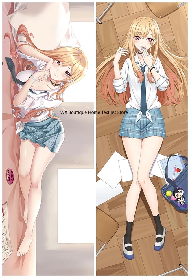 Anime dakimakura karikatúry Kitagawa marin cos meno vankúš case cosplay objíma karika