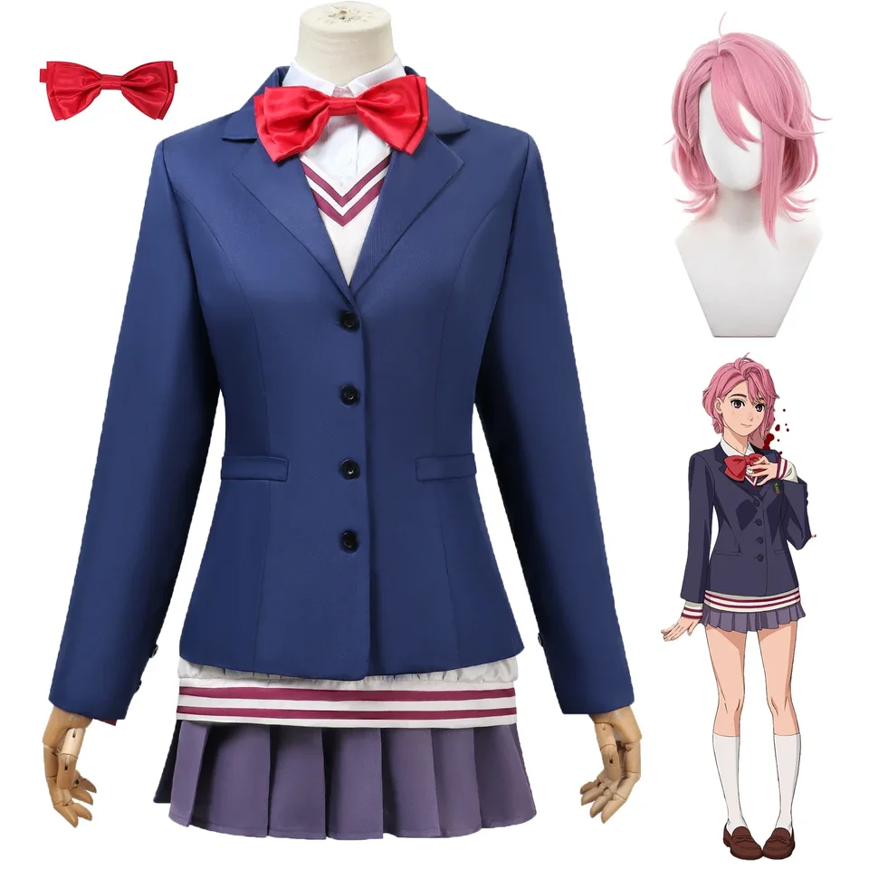 Anime dan da dan aira Shiratori cosplay kostým parochň