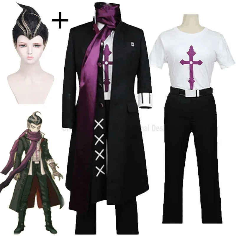 Anime Danganronpa 2 Cosplay Gundam Tanaka Kostým plné súpravy Muži Ženy Halloween Karneval Party Performance Clothes C190M9