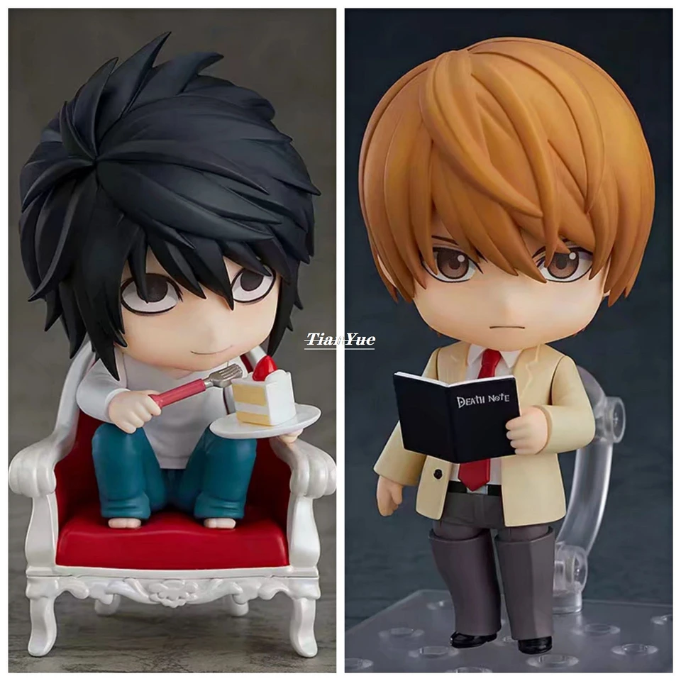 Anime Death Poznámka L 2.0 PVC Akcia Obrázok 1200 Yagami Light 1160 Kĺbová postava Hray Doll Duzdenia 10 cm