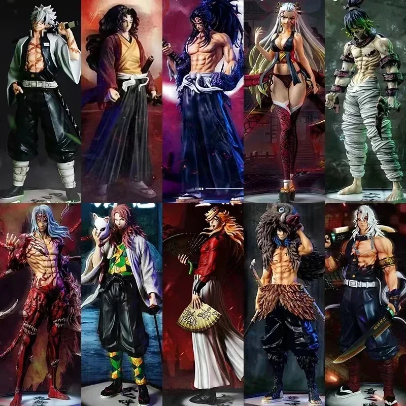 Anime Demon Slayer Kimetsu no Yaiba postava Giyuutarou daki kokushibo tsugikuni yoriichi douma innosuke akčné figúrky modely hračky hračky