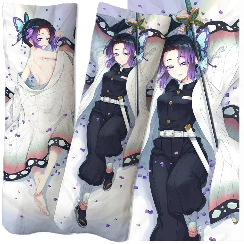 Anime Demon Slayer Kocho Shinobu Dakimakura vankúš vankúšov objíma objíma vankúšový vankúšový obal Otaku vankúš