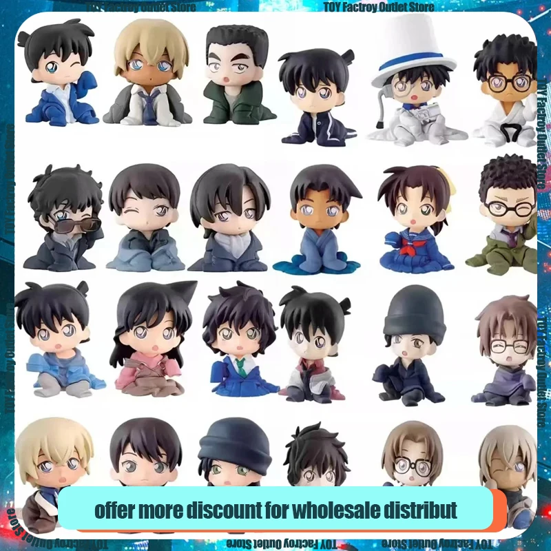 Anime detektív Conan postava Gasha Scotch Shinichi Kudo Toru Amuro Masumi Sera hračky Kawaii PVC Model Vianočné darčeky