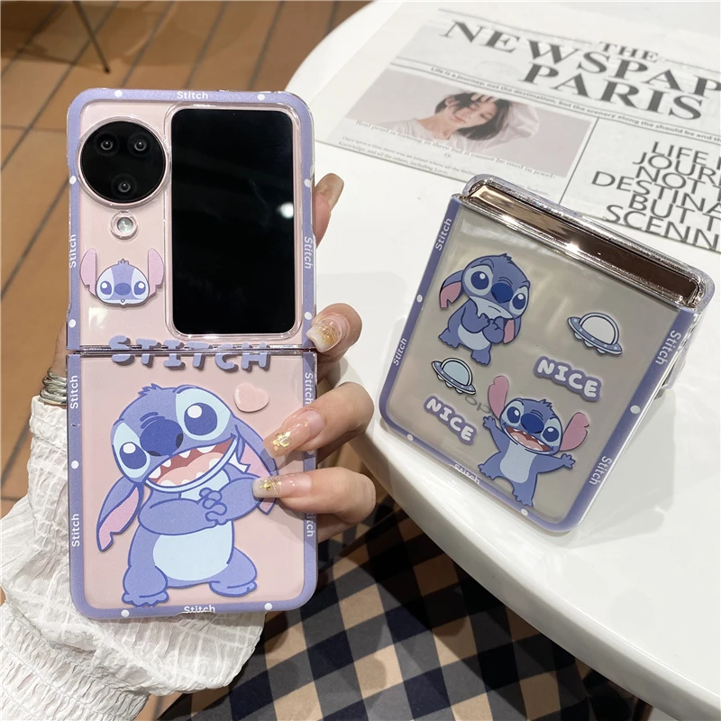 Anime Disney Stitch Snow White Sedem trpaslíkov pre Oppo Nájdenie n n2 n3 flip vivo x flip fold cover case case hračky