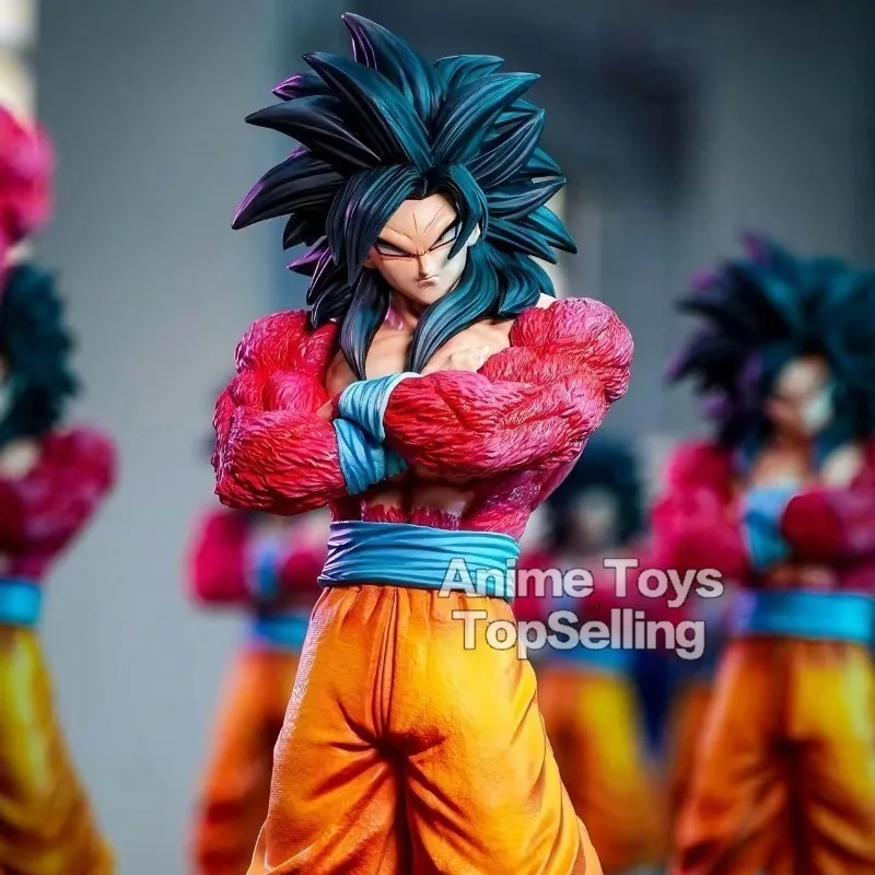 Anime Dragon Ball postava Super Saiyan 4 Son Goku Socha PVC Collection Model Hračky Darčeky