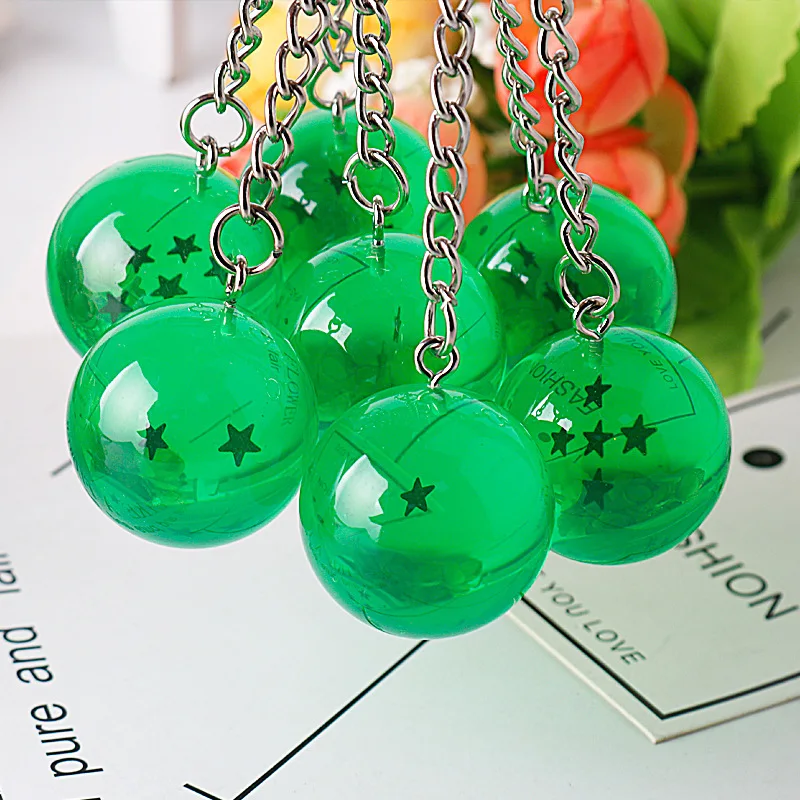 Anime Dragon Ball Z Son Goku Shenron Dragonball Crystal Ball Action figula modelu detské hračky darček cosplay kľúče náhrdelníky