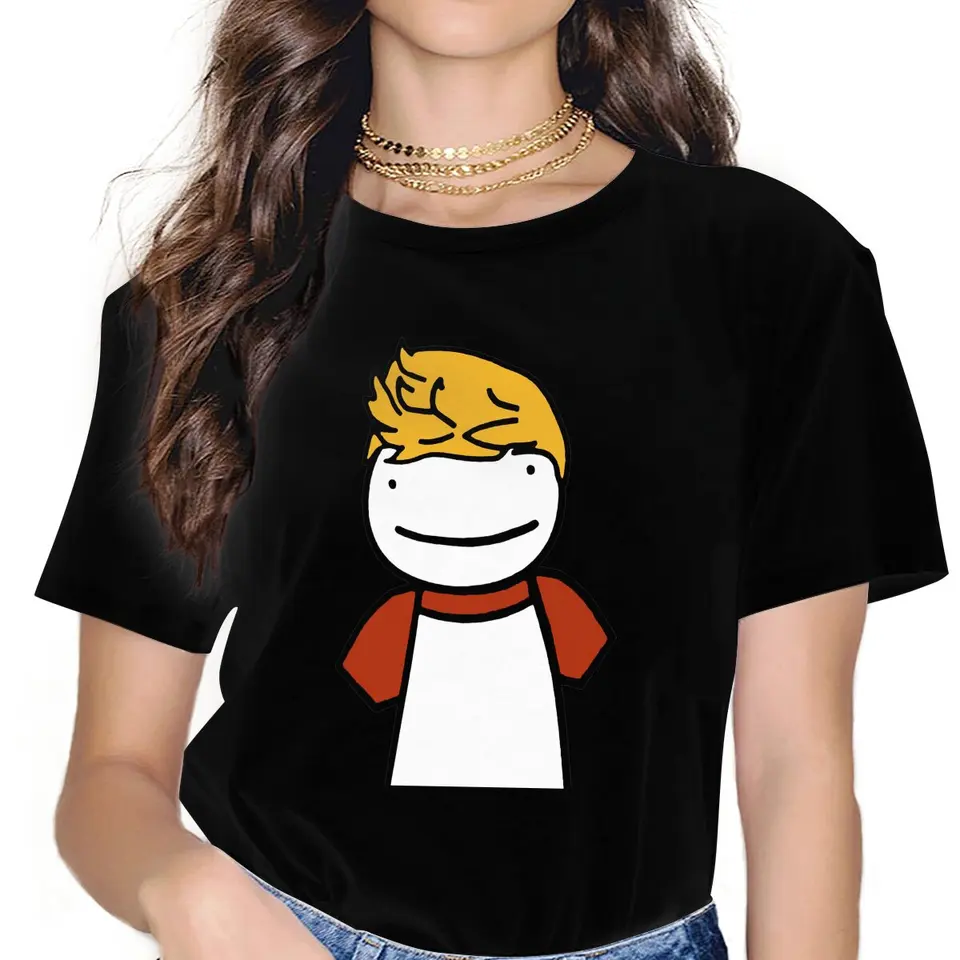 Anime Dream SMP Tommyinnit Tshirt Grafické dievčatá vrcholy vintage goth letné oblečenie vlákno harajuku t tričko