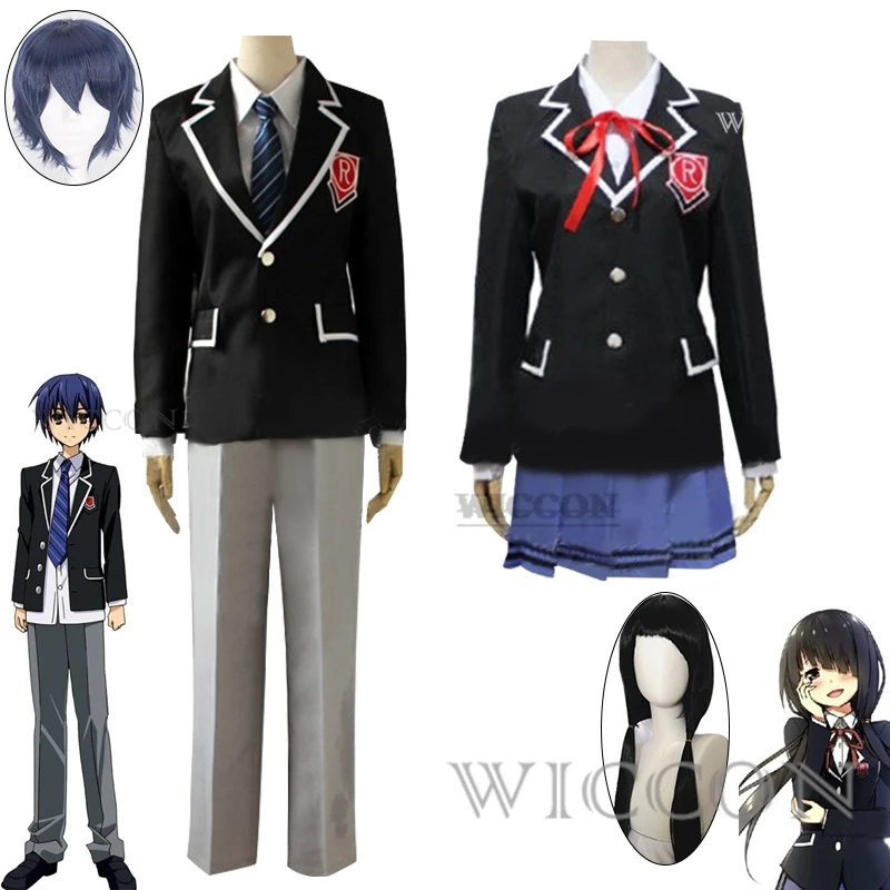 Anime dátum živý Itisuka shido cosplay kostým parochňou parochňu tokisaki kurumi bunda