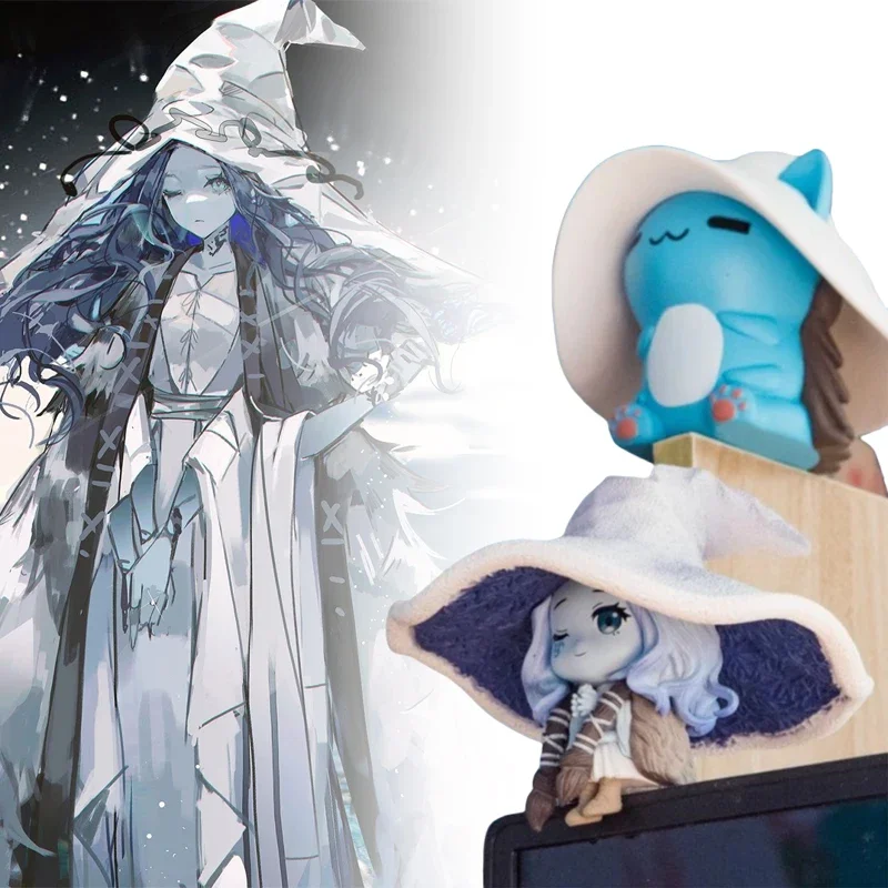 Anime Elden Ranni figúrky kawaii Cartoon Capoo Sochy Ranni Figurine sochárske stoly dekorácie Domovod Dom