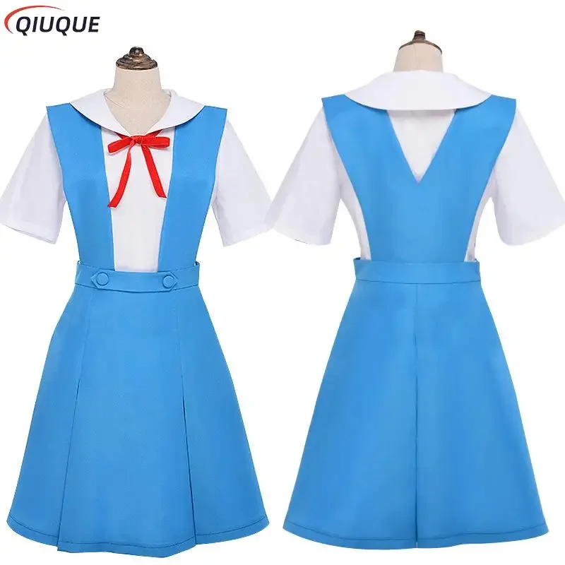 Anime Eva Asuka Langley Soryu Ayanami rei Cosplay kostýmy Ženy oblečené oblečenie Gilrs School Uniformy