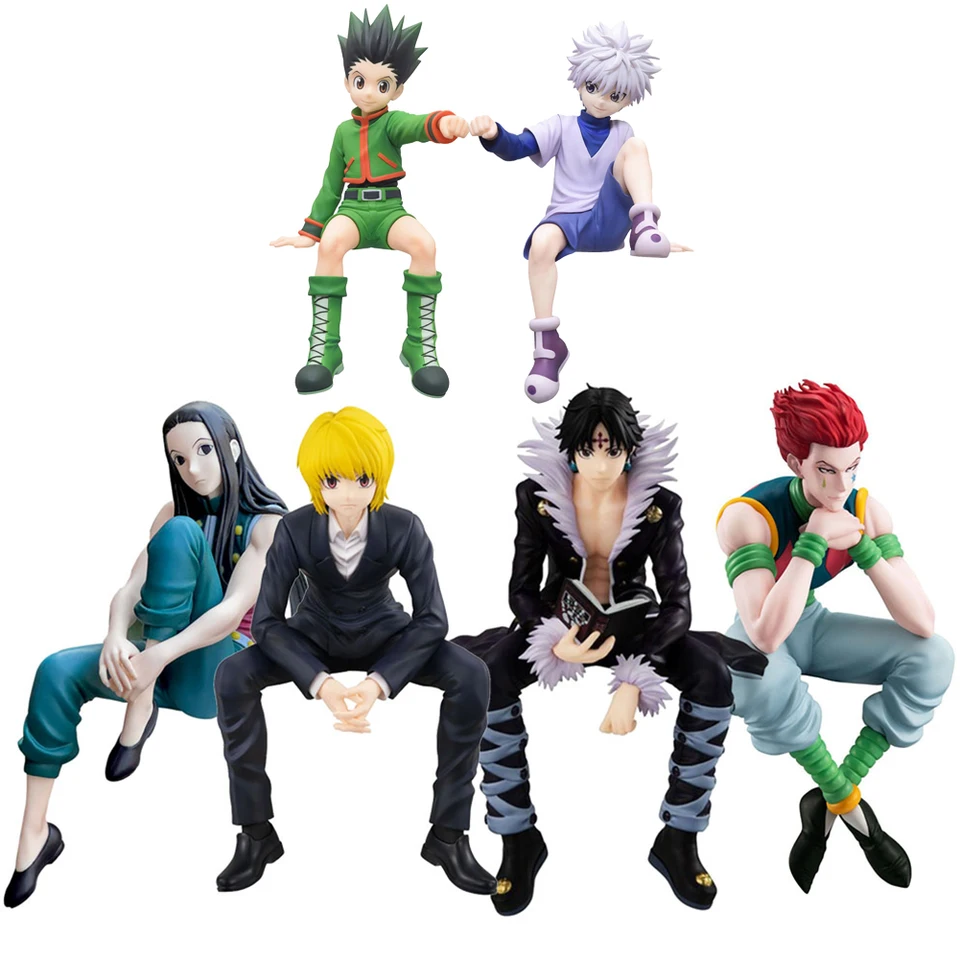 Anime figúrky gon freecss killua zoldyck kurapika hisoka zberateľský model figuríny illumi Zaoldyck hračky PVC akčná figúrka figúrka