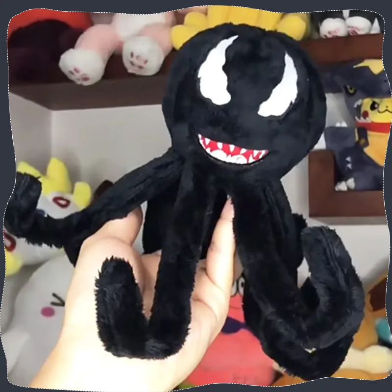 Anime figúrky Venom Posledný tanec plnený plyšovými hračkami vtipné karikatúry Venom plnené bábiky dekorácie vianočné plyšové darčeky