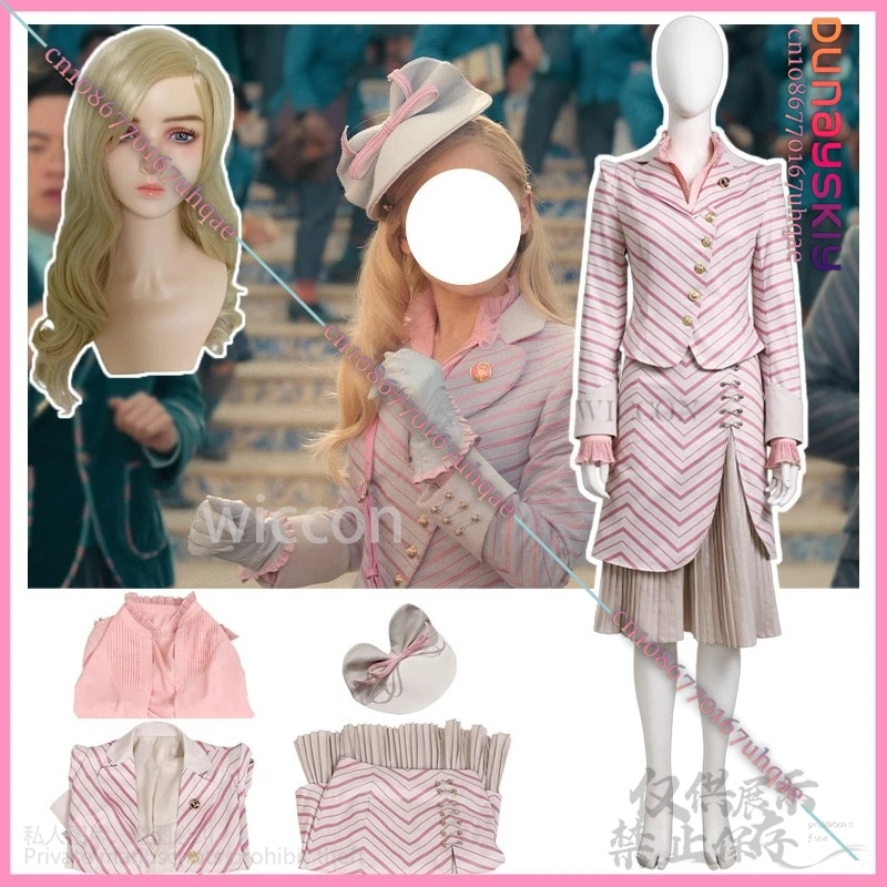 Anime film Wicked Cosplay kostýmy čarodejnice ružová uniforma roztomilé šaty oblek lolita parochne na Halloween Vianoce prispôsobené