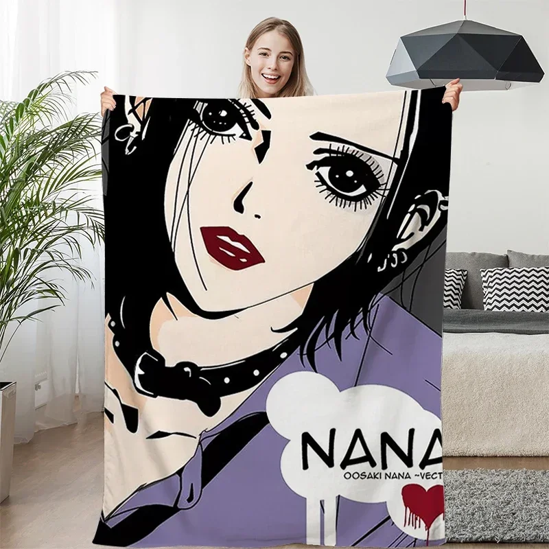 Anime fleece deka drana pohovka zimná nana teplé posteľ kemping na mieru dekoratívne zdriemavé mäkké prikrývky mikrovlákna