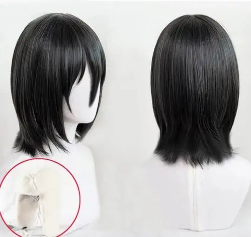 Anime Fyodor Dostoevsky cosplay parochne s krátkym čiernym fyodorom dostoevský cosplay parochň